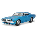 Maisto(マイスト)1/25 ダッヂ チャージャー R / T 1969 ブルー / 1/24 スーパーカー スポーツカー レース レッド グッツ アメ車 旧車 レース インテリア おもちゃ オモチャ おすすめ プレゼント プレミア ダイキャストカー ダイキャスト モデルカー ミニカー 車 完成品