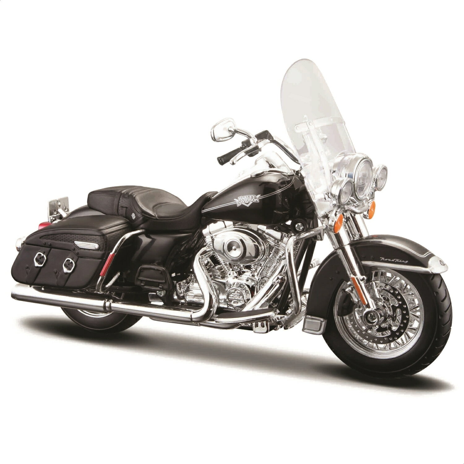 Maisto（マイスト） 1/12 ハーレー ダビッドソン 2013 FLHRC ロードキング クラシック ／ ハーレー ハーレーダビッドソン ブラック グッツ アメ車 旧車 レース インテリア おもちゃ おすすめ プレゼント オートバイ ダイキャスト モデル バイク 完成品