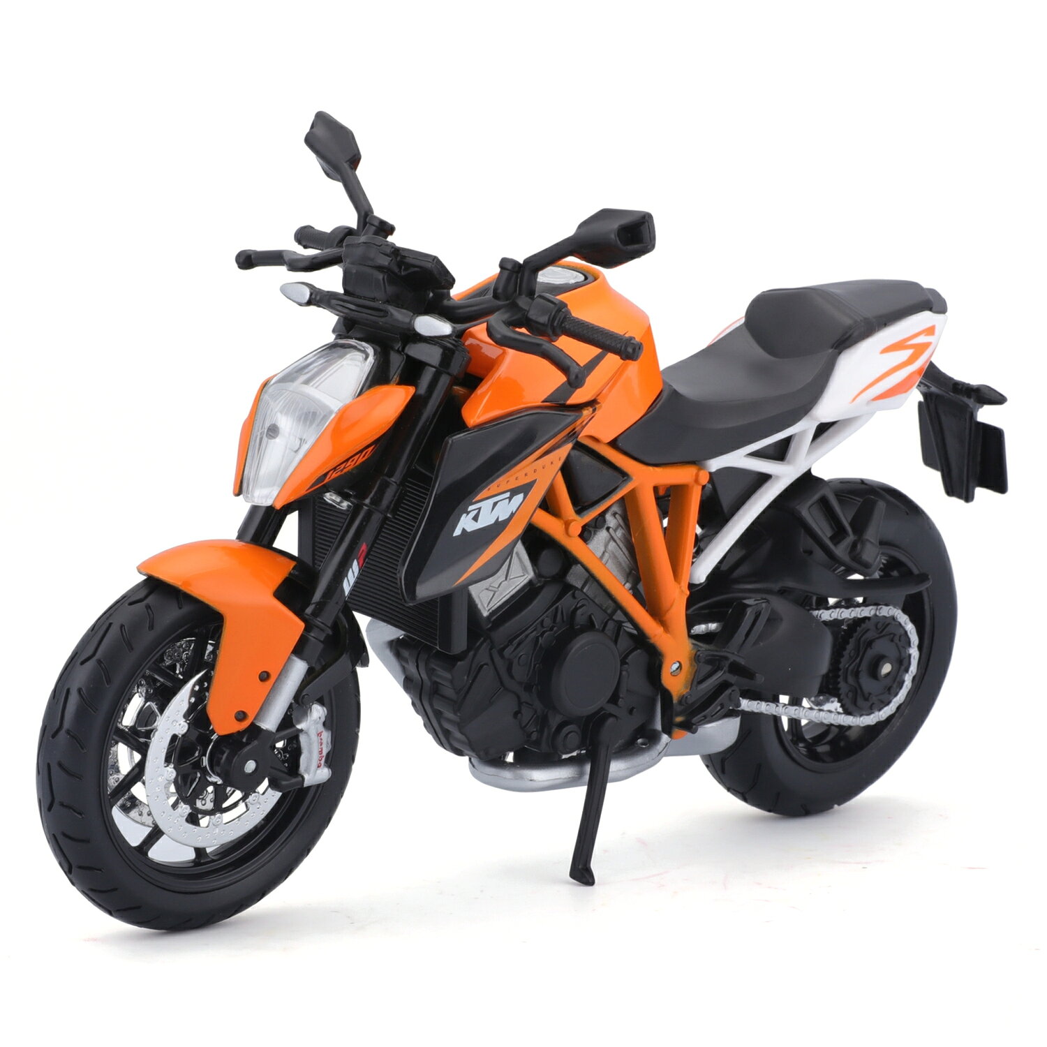 モデルバイク ミニチュアバイク 1/12 Maisto KTM 1290 スーパーデューク R オレンジ ／ ダイキャストバイク ダイカスト ミニチュアモデル 完成品 マイスト コレクション インテリア プレゼント スケールモデル ディスプレイ