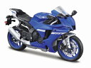 Maisto（マイスト） 1/12 ヤマハ YZF-R1 2021 ／ ブルー 日本 グッツ 日本車 レース インテリア おもちゃ オモチャ おすすめ プレゼント プレミア ダイキャストカー ダイキャスト モデルカー ミニカー オートバイ モデル バイク モトクロス 完成品