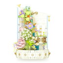 唯楽創想 ブロッサムシリーズ WHEN FLOWERS BLOOM(花が咲く頃) 632ピース / ブロック 互換 互換 互換性 類似 共通 共有 お花屋 ショ...
