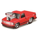 Maisto(マイスト)1/64 マッスルマシーン 1993 シボレー 454 SS ピックアップ - レッド / スポーツカー レース グッツ アメ車 旧車 レース インテリア おもちゃ オモチャ おすすめ プレゼント プレミア ダイキャストカー ダイキャスト モデルカー ミニカー 車 完成品