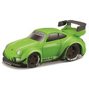 Maisto(マイスト)1/64 マッスルマシーン RWB 993 911 - ライトグリーン / スポーツカー レース グッツ アメ車 旧車 レース インテリア おもちゃ オモチャ おすすめ プレゼント プレミア ダイキャストカー ダイキャスト モデルカー ミニカー 車 完成品