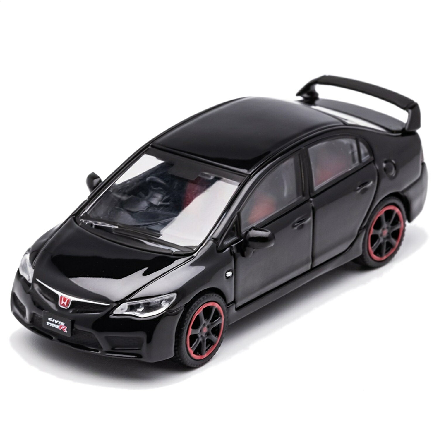 ミニカー 1/64 DCT ホンダ シビック Type-R FD2 ブラック ／ ダイキャスト ダイカスト モデルカー 完成品 ダイキャストチーム DIE CAST TEAM DIECAST TEAM DIECASTTEAM コレクション インテリア プレゼント スケールモデル ディスプレイ 右ハンドル