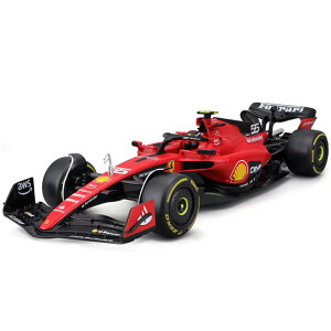 Bburago（ブラーゴ） 2023年モデル 1/18 フェラーリ SF-23 #55 カルロス・サインツ ／ F1 スーパーカー スポーツカー レース レッド グッツ インテリア おもちゃ おすすめ プレゼント プレミア ブラゴ ブラゴー ダイキャストカー ダイキャスト モデルカー ミニカー 車 完成品