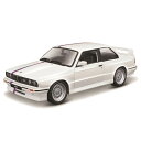 Bburago(ブラーゴ) 1/24 BMW M3 (E30) 1989 ホワイト / スーパーカー スポーツカー レース グッツ インテリア おもちゃ オモチャ おすすめ プレゼント プレミア ブラゴ ブラゴー ダイキャストカー ダイキャスト モデルカー ミニカー 車 完成品