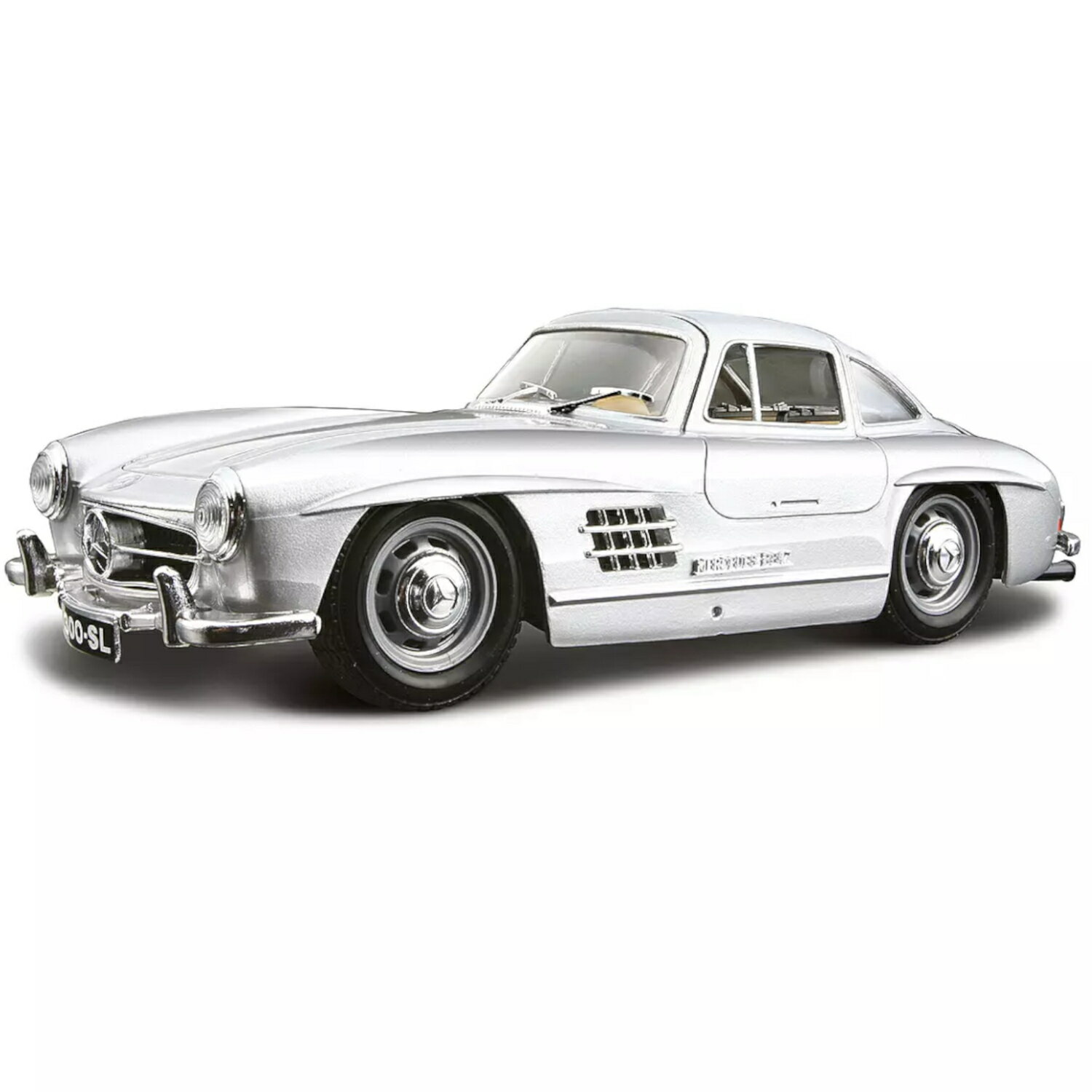 Bburago（ブラーゴ） 1/24 メルセデスベンツ 300 SL 1954 シルバー ／ グレー スーパーカー スポーツカー レース グッツ インテリア おもちゃ おすすめ プレゼント ブラゴ ブラゴー ダイキャストカー モデルカー ミニカー 車 完成品