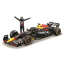 Bburago(ブラーゴ) 2023年 1/24 F1 オラクル レッドブル レーシング RB19 #1 マックス・フェルスタッペン (フィギュア付き)/ レッド レース レーシング グッツ おすすめ プレゼント ブラゴ ブラゴー ダイキャストカー ダイキャスト モデルカー ミニカー 完成品