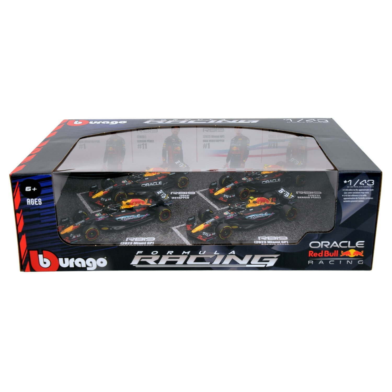新品未開封】ブラーゴ burago 1/43 マクラーレンF1 6台セット
