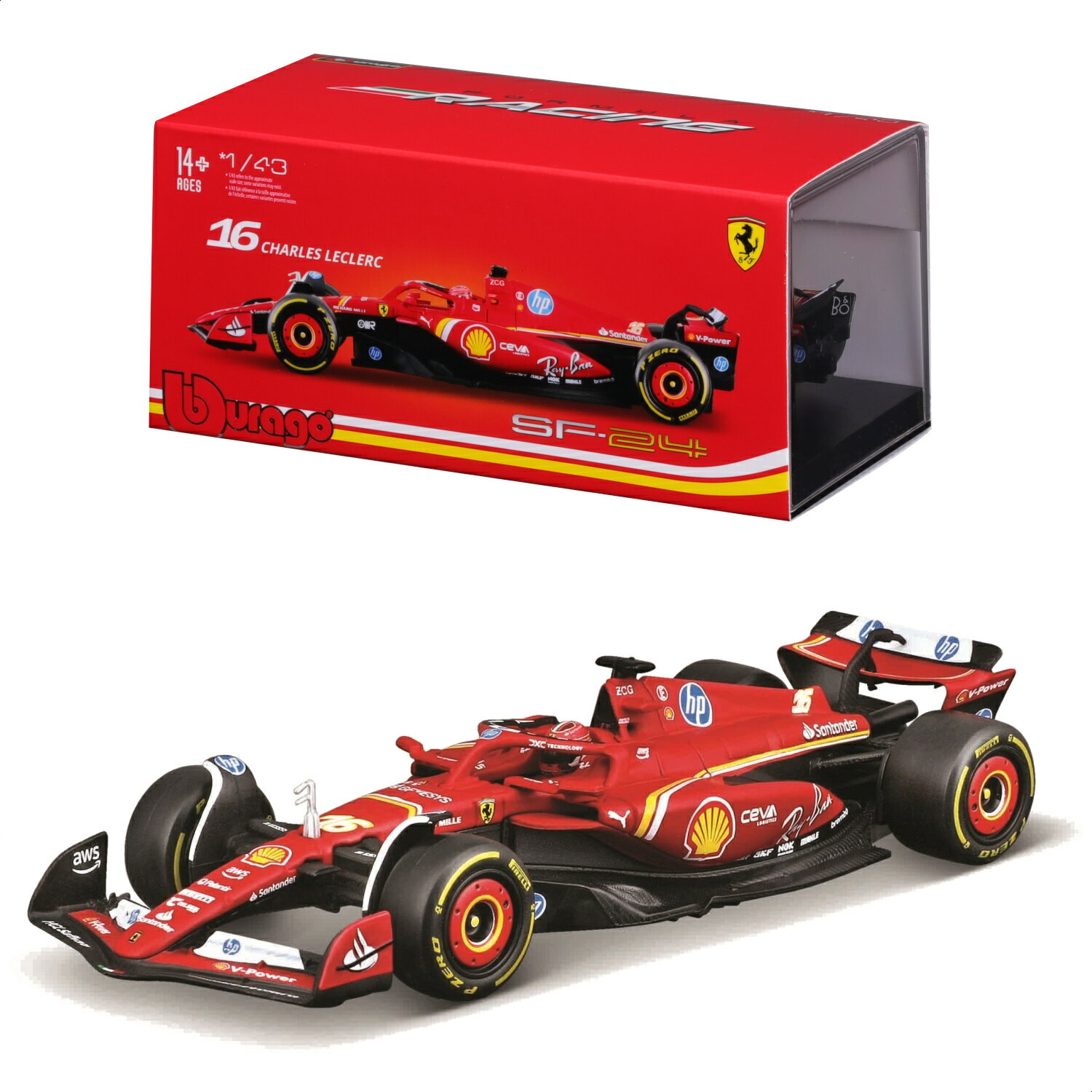 楽天市場】ミニカー 1／43 f1 フェラーリの通販