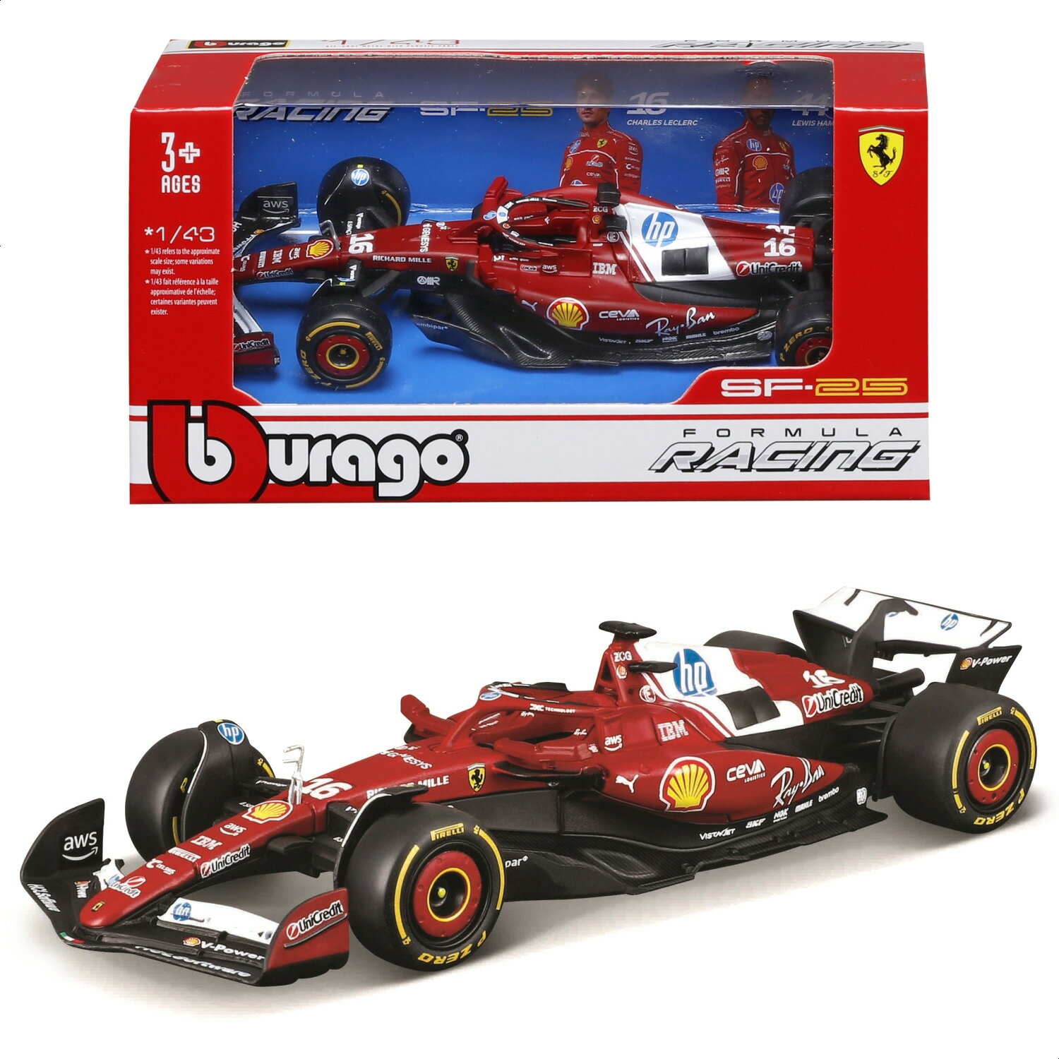 ブラゴ 1/64 F1 4台セット Bburago（ブラーゴ） Burago 1/43 Ferrai F1 スペシャルセット マシン