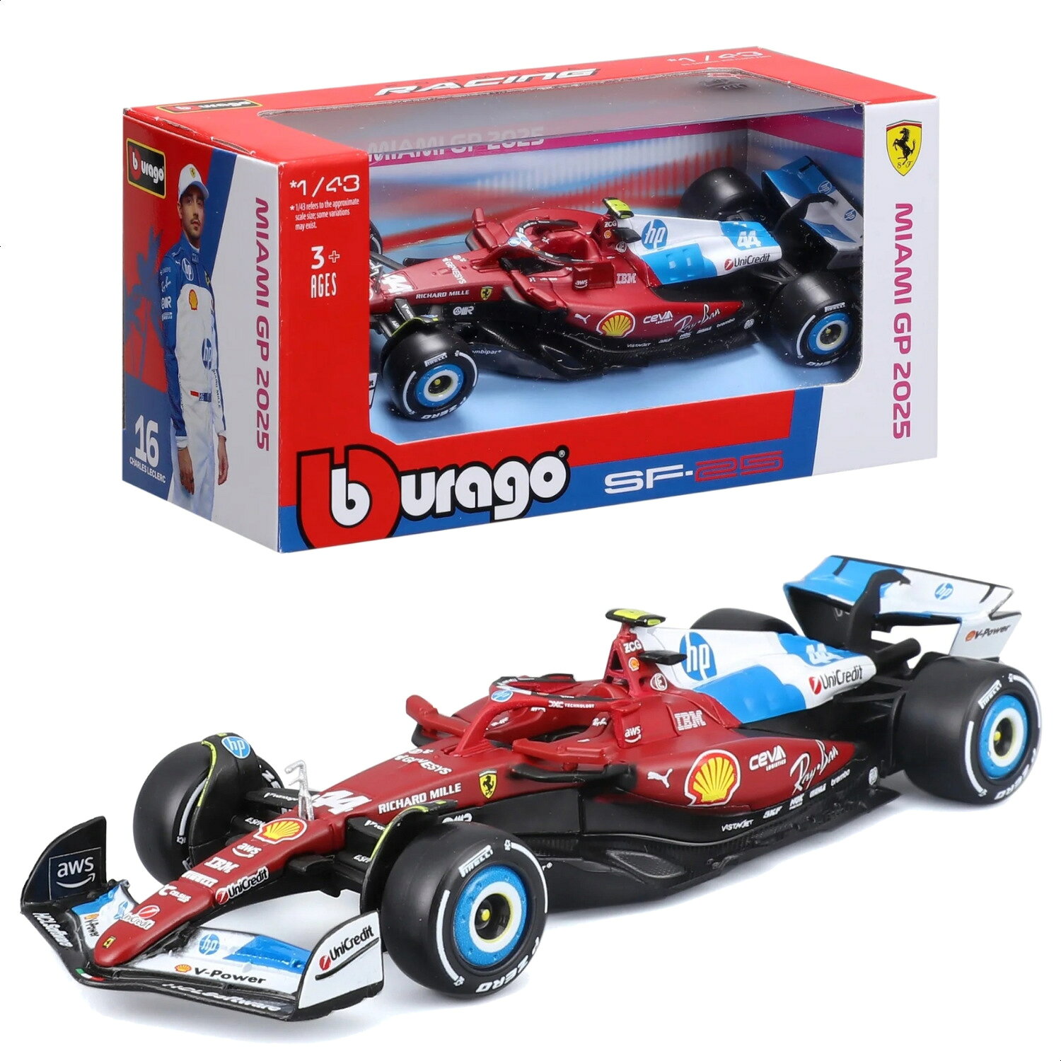 楽天市場】ミニカー 1／43 f1 フェラーリの通販