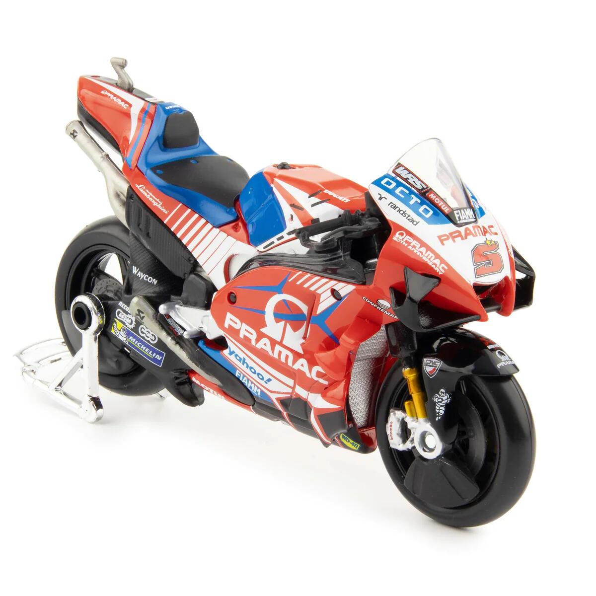 Maisto（マイスト） 1/18 ドゥカティ プラマック レーシング ドゥカティ デスモセディチGP #5 ヨハン・ザルコ 2021年 MotoGP ／ MOTO モトGP レース レッド グッツ アメ車 レース インテリア おもちゃ おすすめ プレゼント オートバイ ダイキャスト モデル バイク 完成品