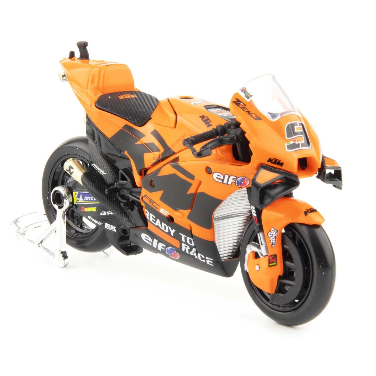 Maisto（マイスト） 1/18 テック3 KTM ファクトリーレーシング KTM RC16 9 ダニーロ ペトルッチ 2021年 MotoGP ／ MOTO モトGP レース オレンジ グッツ アメ車 旧車 レース インテリア おもちゃ おすすめ プレゼント オートバイ ダイキャスト モデル バイク 完成品