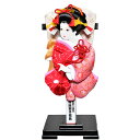 【羽子板】羽子板 10号鹿の子/金襴振り袖押し絵羽子板:黒塗楯飾り【羽子板ケース】【正月飾】