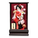 【羽子板】【羽子板盾飾】羽子板 彩:8号鹿の子/金襴押絵羽子板漆黒塗兎付ケース【羽子板ケース】【正月飾】