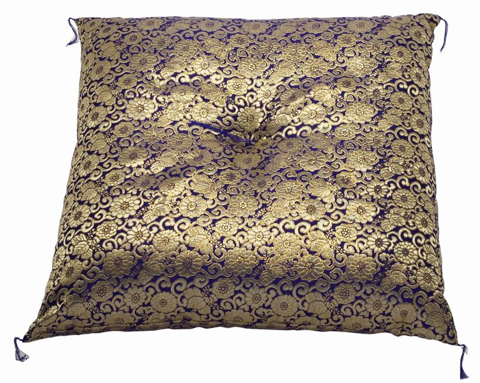 【御前座布団】小菊唐草三丁金通金襴座布団【佛前座布団】