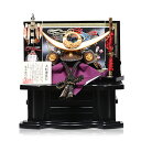 【武将兜】【コンパクト収納兜】コンパクト収納10号上杉謙信公兜龍刺繍屏風飾:吉右衛門作【五月人形】【兜飾り】