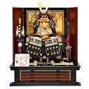 【五月人形】【鎧飾】鎧平飾り8号大将鎧彫金龍虎屏風高床飾:武光作【鎧平飾】【鎧平飾り】