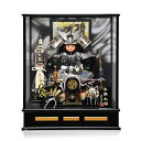 【五月人形】【子供武者】兜・鎧・大将ケース6号貫前稚児大将ケース:嘉房作【オルゴール付】【大将飾】