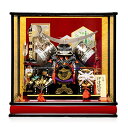 【武将兜ケース】【五月人形】兜・鎧・大将ケース 12号伊達政宗公兜三品付ケース飾り:伏見屋監修【ケース入り兜飾】
