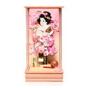 【羽子板】羽子板10号桃音:本仕立・本柘植簪・京友禅押絵羽子板アクリルケース:伝統工芸士匠一好作【正月飾】