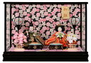 【雛人形】【雛ケース】さやか三五親王ケース:美光作:黒塗ケース【ひなケース】【ひな人形】