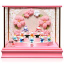 【雛人形】創作縮緬雛兎の雛十人飾ケース:伏見屋監修【ひなケース】【ひな人形】