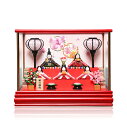 【ひな祭り】【雛人形】ひなケース創作縮緬雛五人ケース:伏見屋監修【ひな人形】【桃の節句】