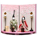 【雛人形】【木目込親王飾】木目込人形:みかど雛:草園作【ひな人形】
