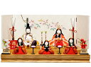 【ひな人形】【木目込五人飾】木目込人形:紗彩雛:京華作 【木目込5人飾】【雛人形】