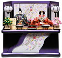 【雛人形収納飾】 京三五親王飾:京桜雛:平安翠泉作【雛人形】【親王飾】