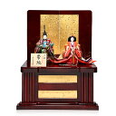 【立雛】【ひな人形】立雛・おぼこ雛親王飾 京十番立雛収納飾:千匠作【雛人形】【親王飾】