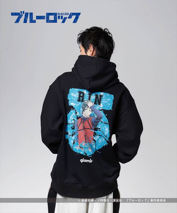 ブルーロック × glamb グラム　糸師 凛　Itoshi Rin Hoodie　イトシリン　パーカー