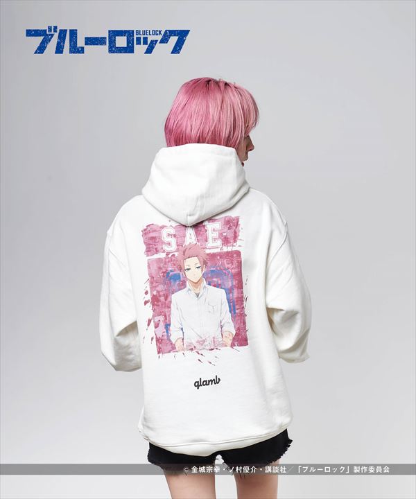 ブルーロック×glamb グラム　糸師 冴　Itoshi Sae Hoodie　イトシサエ　パーカー