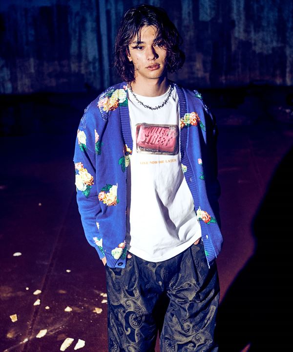 Rakuten - glamb グラム　Damaged Flower Cardigan ダメージフラワーカーディガン