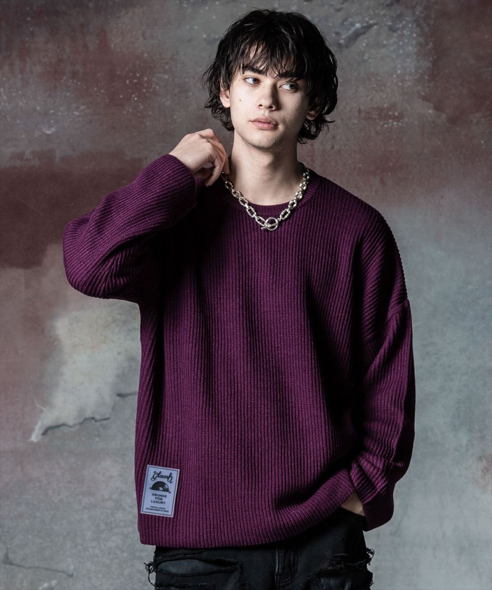 Rakuten - glamb グラム　Rubber Tag Knit ラバータグニット 特別価格
