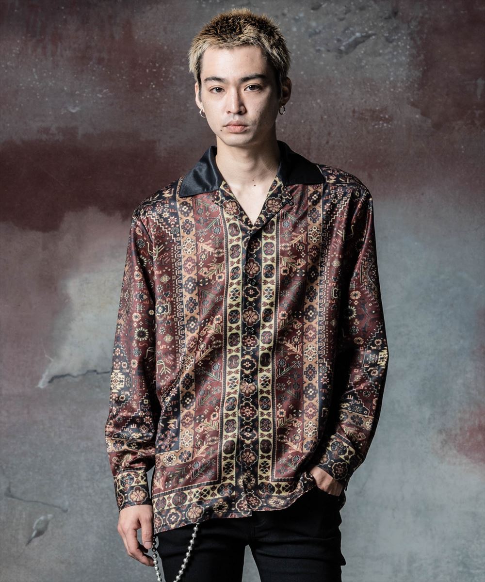 glamb グラム　Open Collar Caravan Shirt オープンカラーキャラバンシャツのサムネイル