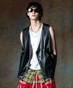 glamb グラム Astro Leather Vest アストロレザーベスト