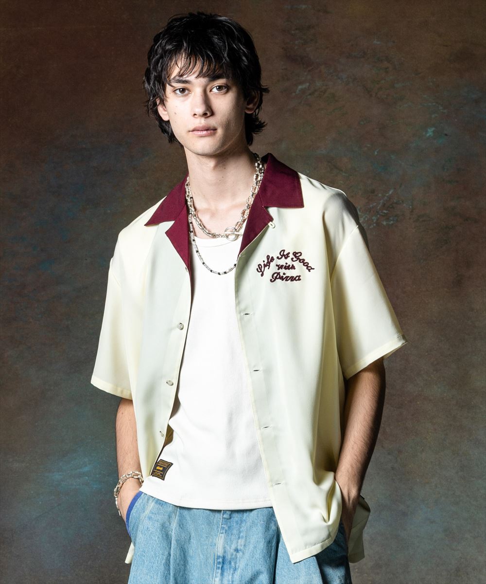 glamb グラム　Express Bowling Shirt エクスプレスボウリングシャツ