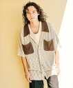 glamb O@Stitch Pocket Knit Shirt Xeb`|PbgjbgVc