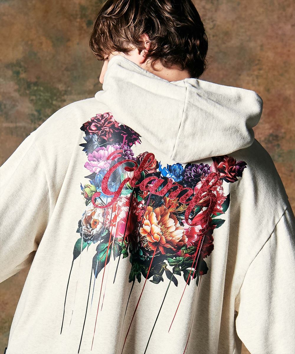 glamb グラム　Melting Flower Hoodie / メルティングフワラーフーディ