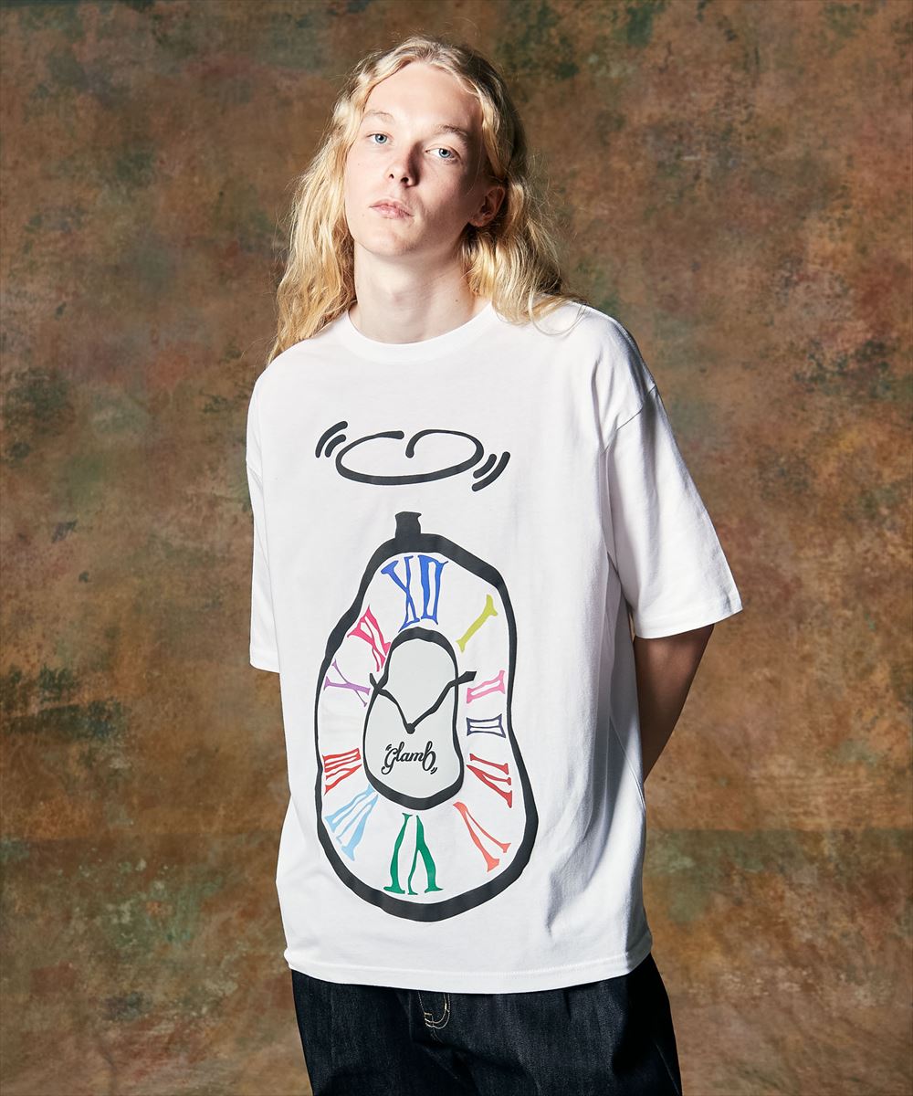SALE/セール　glamb グラム　Twist Clock T-Shirt / ツイストクロックTシャツ　特別価格