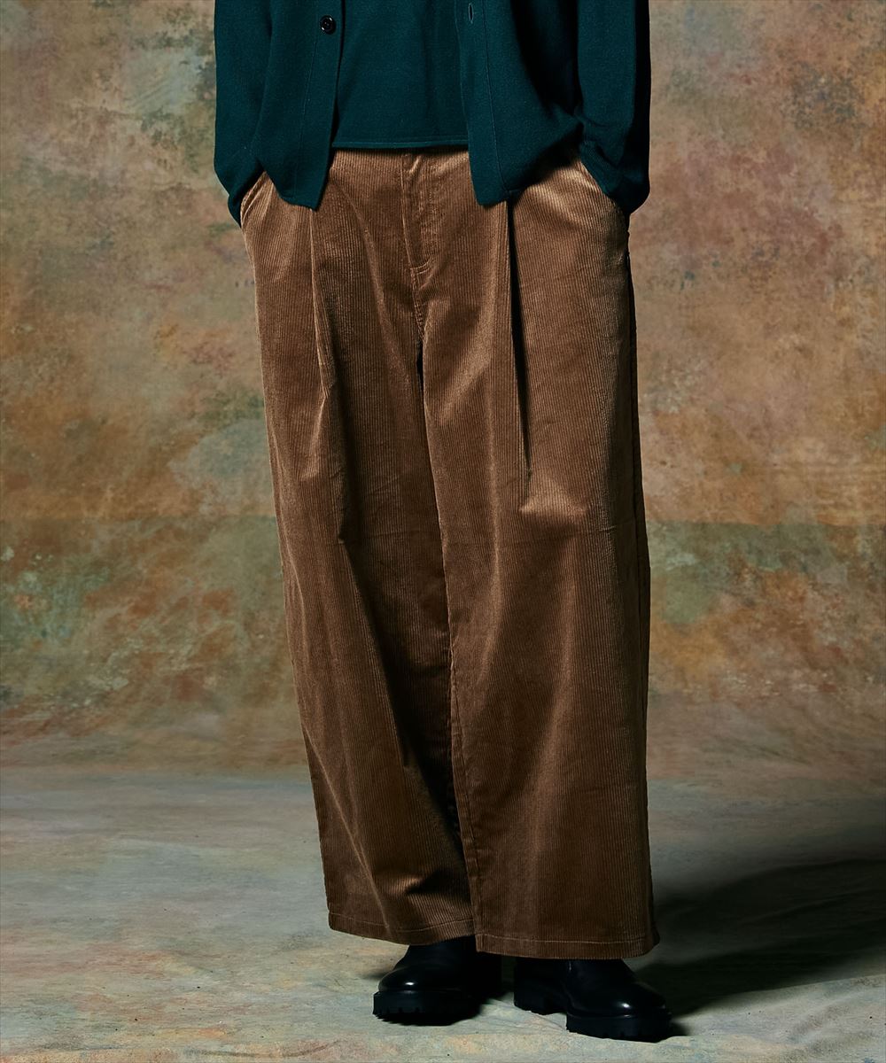 glamb グラム　Tuck Corduroy Pants / タックコーデュロイパンツ