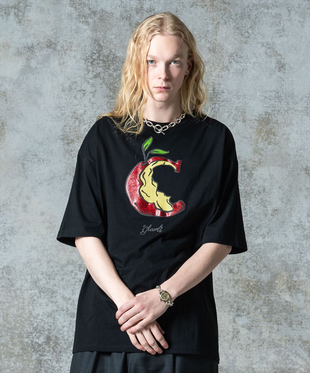 Rakuten - Glitter Eaten Apple T-shirt / グリッターイートゥンアップルTシャツ　glamb グラム