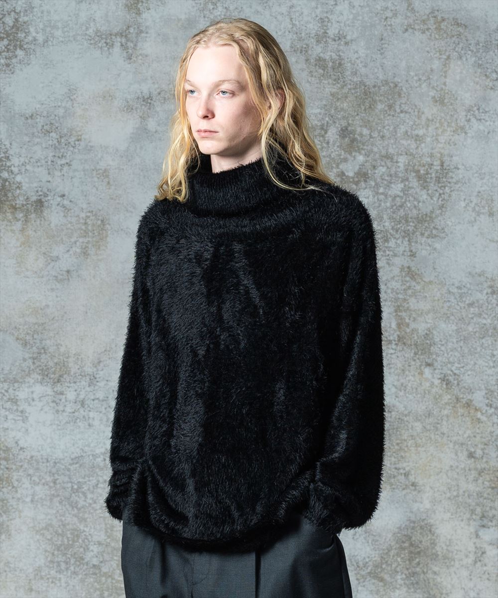 Necked Turtle - Feather Turtle Neck Knit / フェザータートルネックニット　glamb グラム