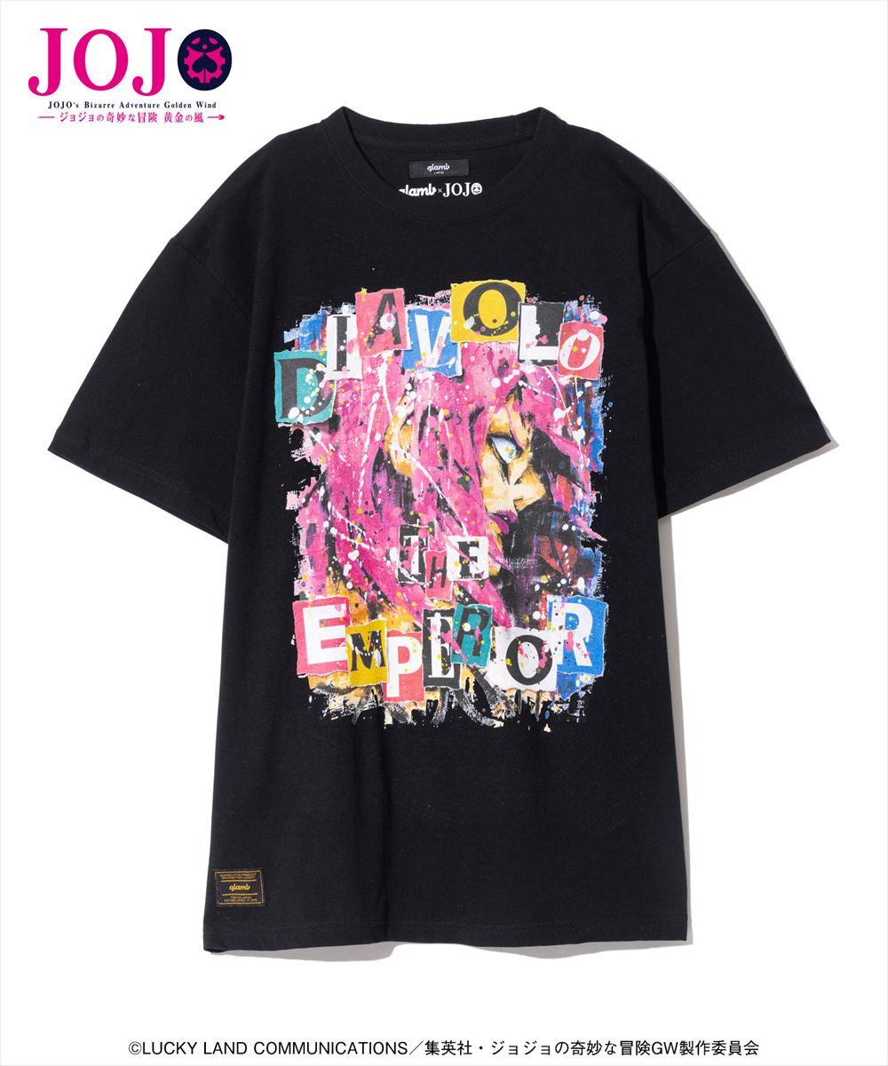 ディアボロ Tシャツ Diavolo T-shirt　JOJO ジョジョ　glamb グラム