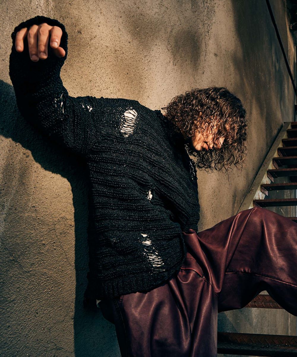 Rakuten - glamb グラム　Crush Mock Neck Knit / クラッシュモックネックニット