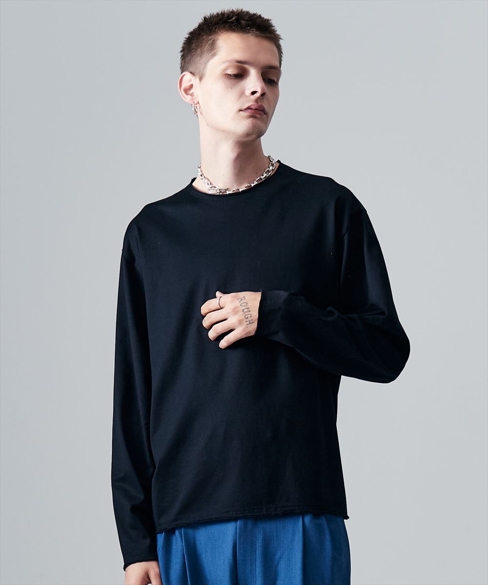 Rakuten - Blue Noise Premium Grade Long Sleeves T-Shirt / ブルーノイズプレミアムグレードロングスリーブTシャツ　glamb グラム