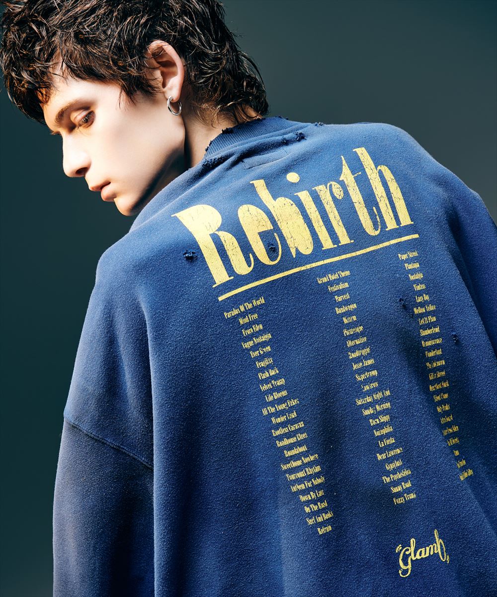 Rakuten - Rebirth Damage Sweat / リバースダメージスウェット　glamb グラム